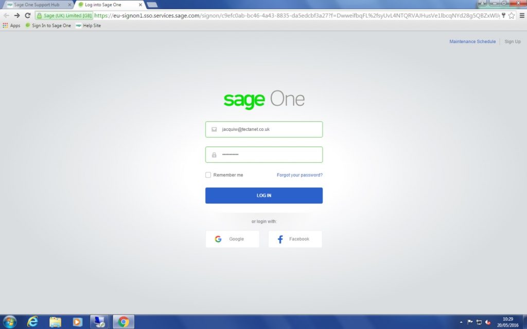 sage password guide image 2